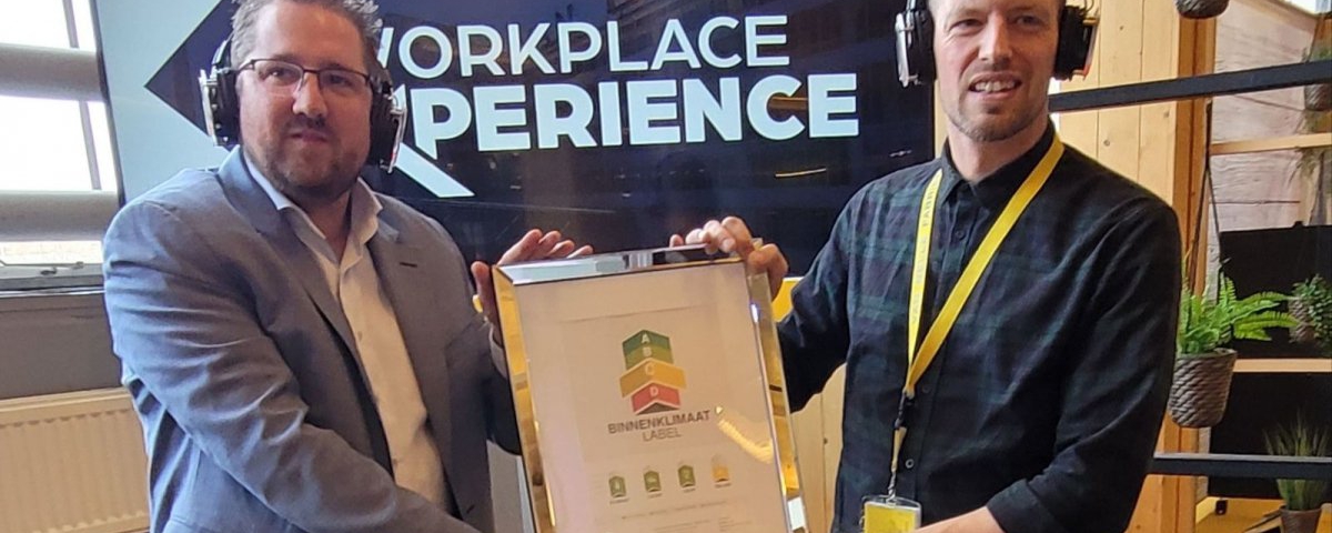 Van Nelle Fabriek ontvangt als eerste eventlocatie een Binnenklimaat Label