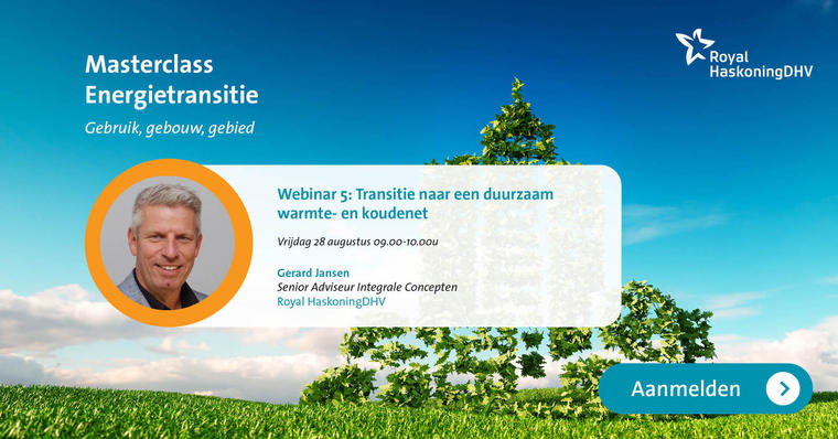 28 augustus 2020: Transitie naar een duurzaam warmte- en koudenet