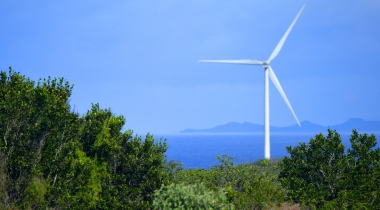 Bouw van windmolenpark op Koraal Tabak (Curaçao)