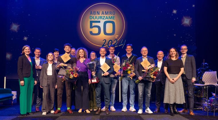 Andy van den Dobbelsteen wint ABN AMRO Duurzame 50