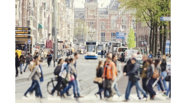 Vlot en veilig te voet door Amsterdam