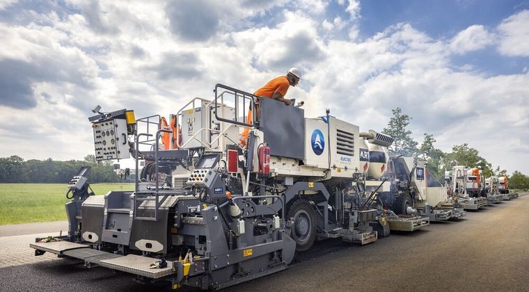 De eerste resultaten van de Asfalt Recycling Train