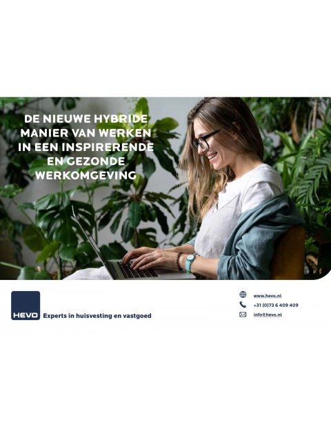 Het nieuwe hybride werken in een inspirerende en gezonde werkomgeving