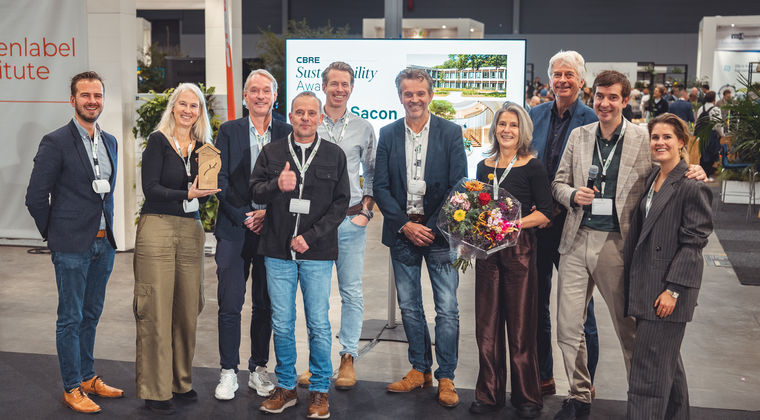 De Dries wint CBRE Sustainability Award