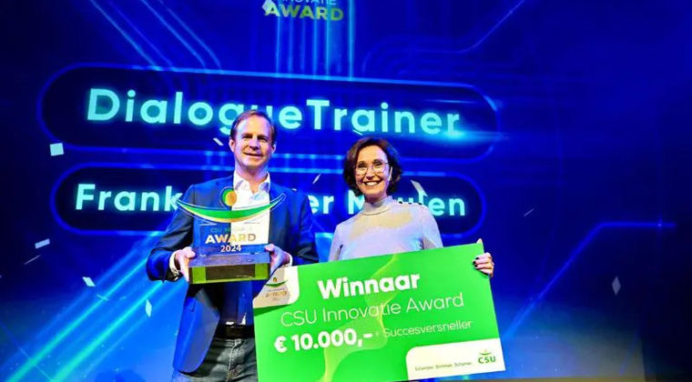 DialogueTrainer wint CSU Innovatie Award 2024