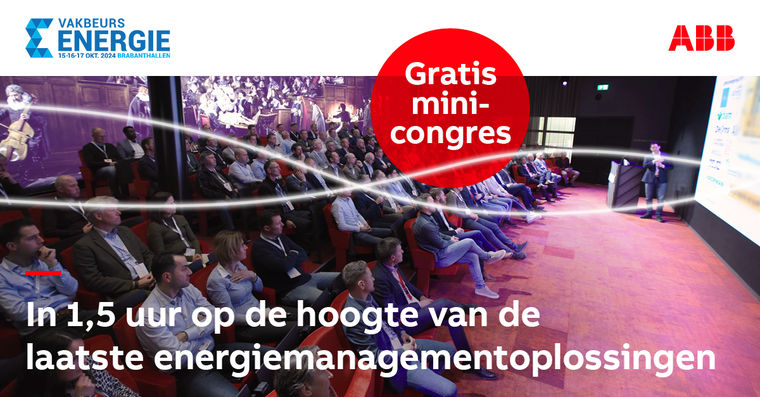 Mini-congres 'Energiemanagement concreet gemaakt'