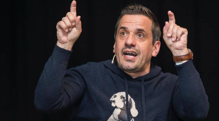 Raphael Gielgen spreekt tijdens WorkPlace Day op 17 april in RAI