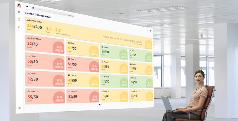 Slim en realtime inzicht in social distance in gebouwen 