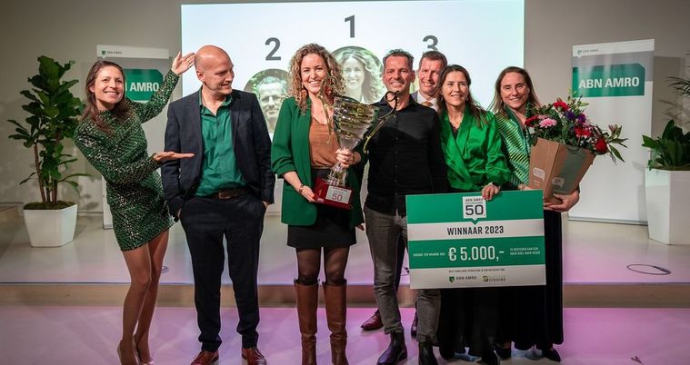 Suze Gehem wint ABN AMRO Duurzame 50 2023