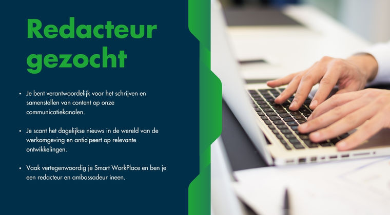 Vacature - Redacteur Smart WorkPlace