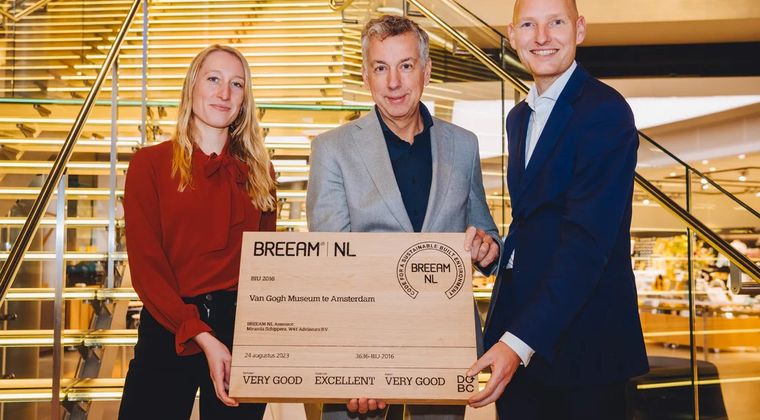 Van Gogh Museum BREEAM-excellent gecertificeerd