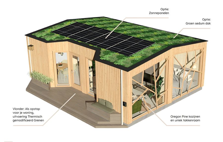 Eerste biofilische, biobased en modulaire woonunit gelanceerd