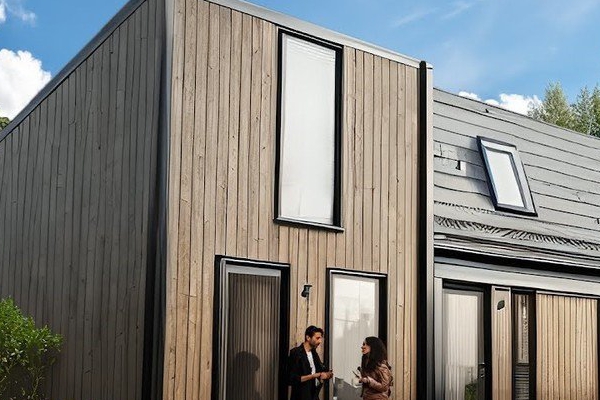 Rijtjeswoning met biobased en circulaire materialen