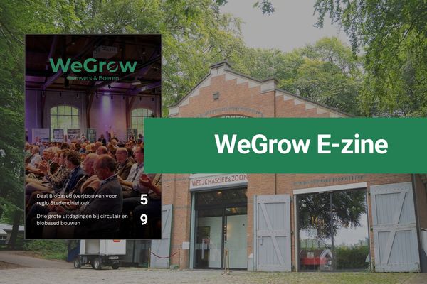 WeGrow e-zine toont versnelling biobased bouwen