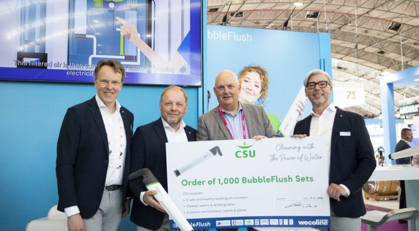 CSU zet revolutionaire stap in duurzaam schoonmaken met BubbleFlush
