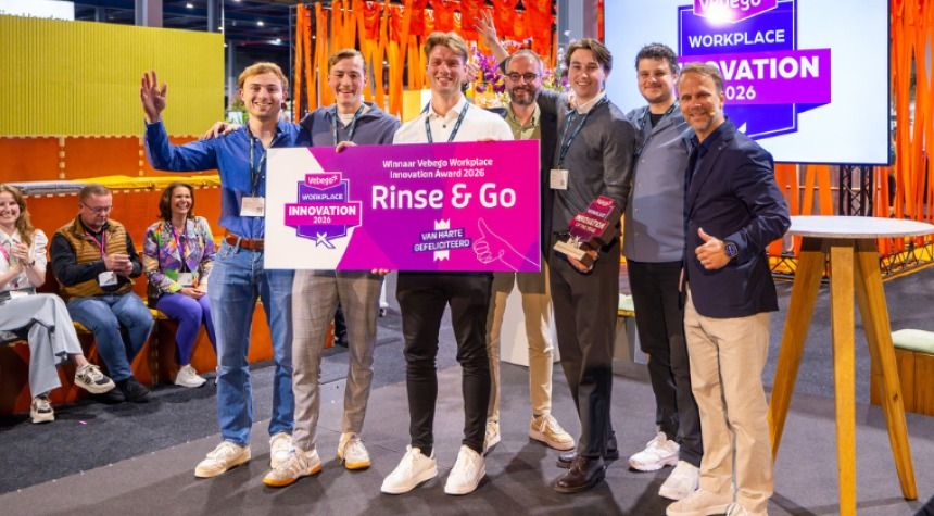 Rinse & Go wint Vebego WorkPlace Innovation Award 2026
